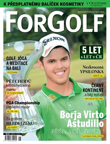 Obálka e-magazínu ForGolf 8/2015