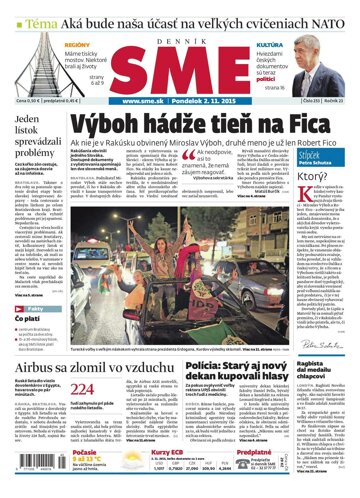 Obálka e-magazínu SME 2.11.2015 -1