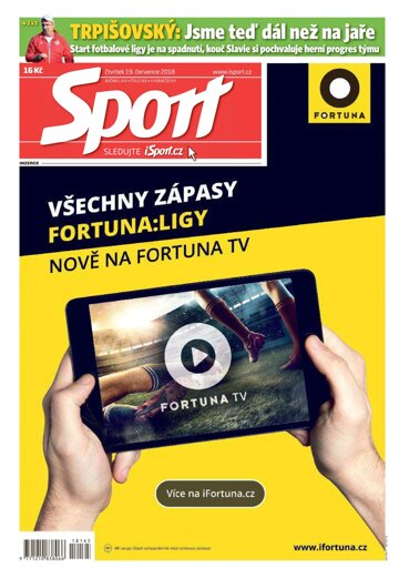 Obálka e-magazínu Sport 19.7.2018