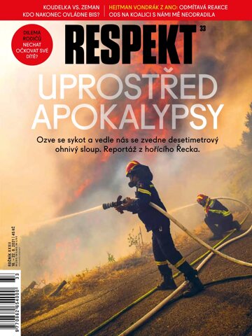 Obálka e-magazínu Respekt 33/2021