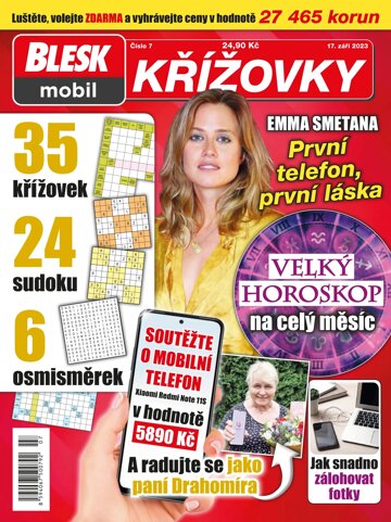 Obálka e-magazínu BleskMobil křížovky 7/2023