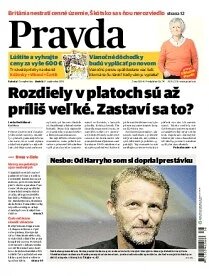 Obálka e-magazínu Pravda 20. 9. 2014