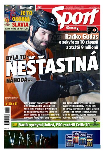 Obálka e-magazínu Sport 23.11.2017