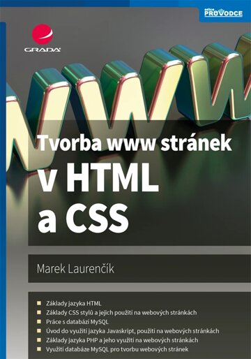 Obálka knihy Tvorba www stránek v HTML a CSS