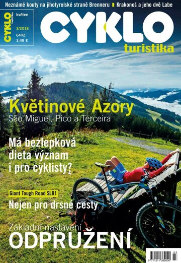 Obálka e-magazínu Cykloturistika 3/2018