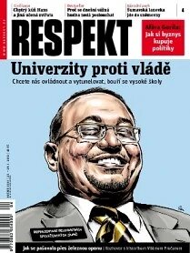 Obálka e-magazínu Respekt 4/2012