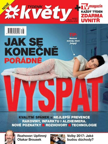 Obálka e-magazínu Týdeník Květy 38/2017
