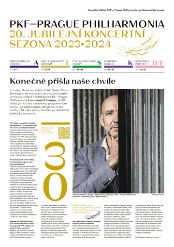 Obálka e-magazínu Hospodářské noviny - příloha 171 - 5.9.2023 Prague Philharmonia