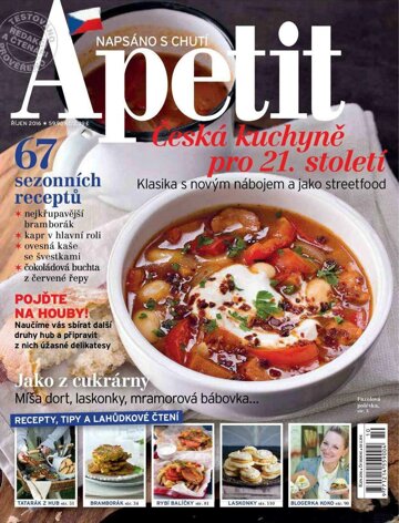 Obálka e-magazínu Apetit 10/2016
