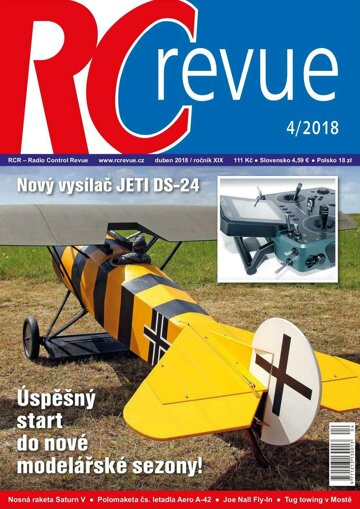 Obálka e-magazínu RC revue 4/2018