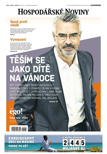 Obálka e-magazínu Hospodářské noviny 080 - 24.4.2020