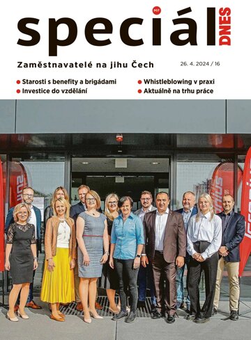 Obálka e-magazínu Magazín DNES SPECIÁL Jižní Čechy - 26.4.2024