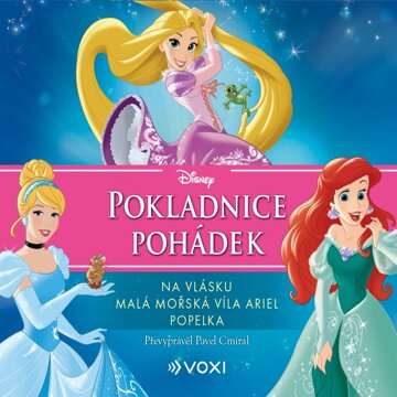 Obálka audioknihy Disney - Na vlásku, Malá mořská víla Ariel, Popelka