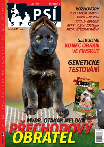 Obálka e-magazínu Psí sporty 2/2021