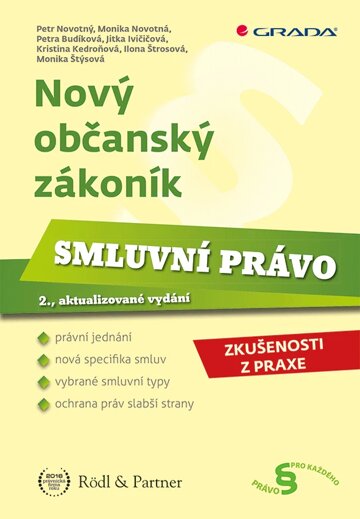 Obálka knihy Nový občanský zákoník - Smluvní právo