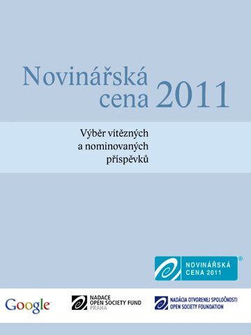 Obálka knihy Novinářská cena 2011