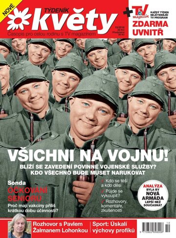 Obálka e-magazínu Týdeník Květy 10/2016