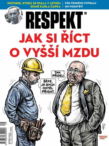 Obálka e-magazínu Respekt 29/2017
