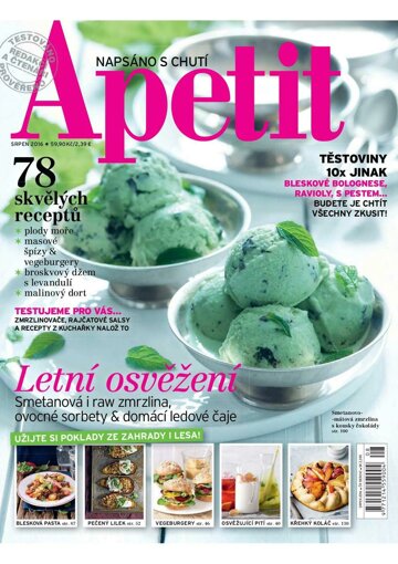 Obálka e-magazínu Apetit 8/2016