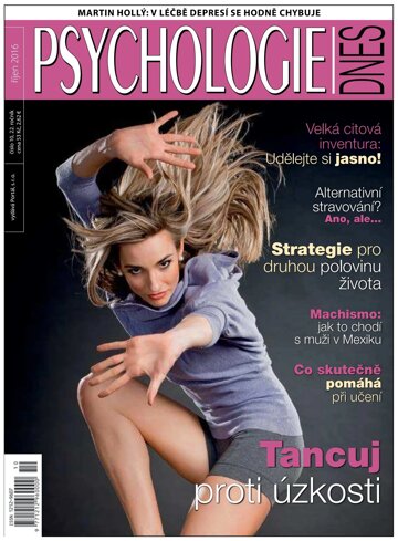 Obálka e-magazínu Psychologie dnes 10/2016
