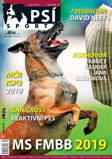 Obálka e-magazínu Psí sporty 4/2019