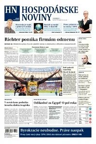 Obálka e-magazínu Hospodárske noviny 19.08.2013