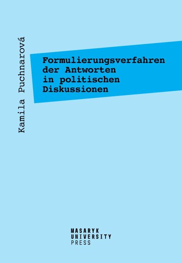 Obálka knihy Formulierungsverfahren der Antworten in politischen Diskussionen
