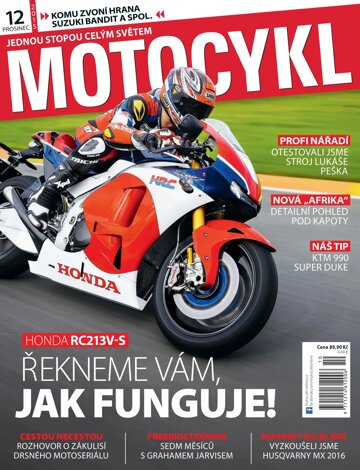 Obálka e-magazínu Motocykl 12/2015