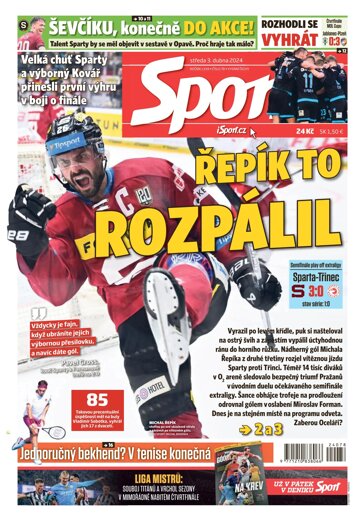 Obálka e-magazínu Sport 3.4.2024