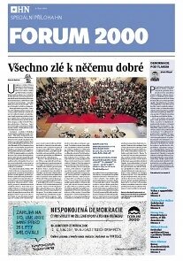 Obálka e-magazínu Hospodářské noviny - příloha 193 - 2.10.2014 priloha Forum 2000