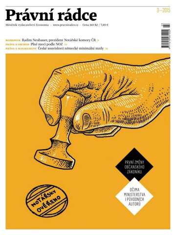 Obálka e-magazínu Právní rádce 3/2015