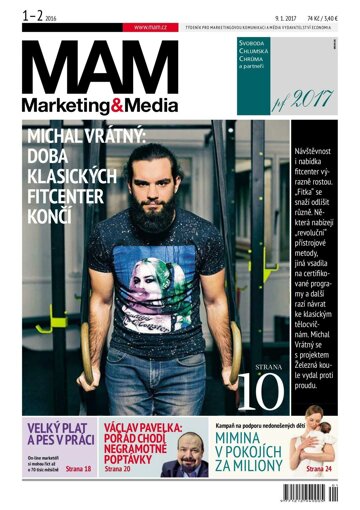 Obálka e-magazínu Marketing & Media 1/2 - 9.1.2017