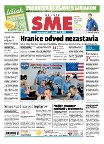 Obálka e-magazínu SME 7.8.2012