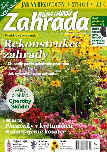 Obálka e-magazínu Zahrada prima nápadů 4/2019