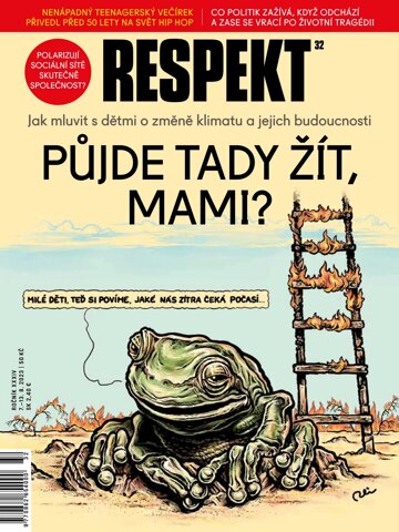 Obálka e-magazínu Respekt 32/2023