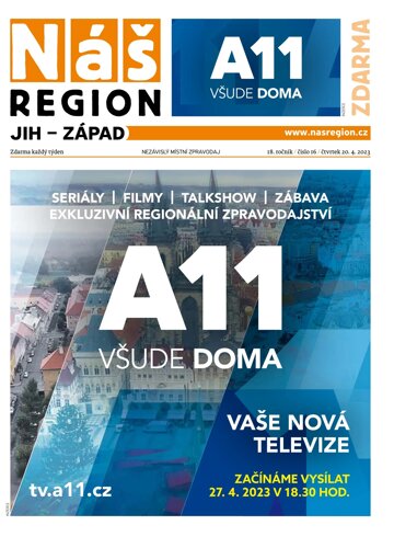 Obálka e-magazínu Náš Region - Západ 16/2023