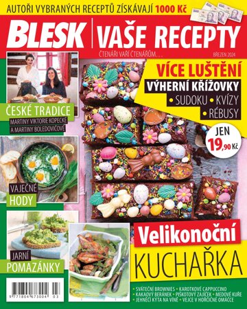 Obálka e-magazínu BLESK VAŠE RECEPTY 3/2024