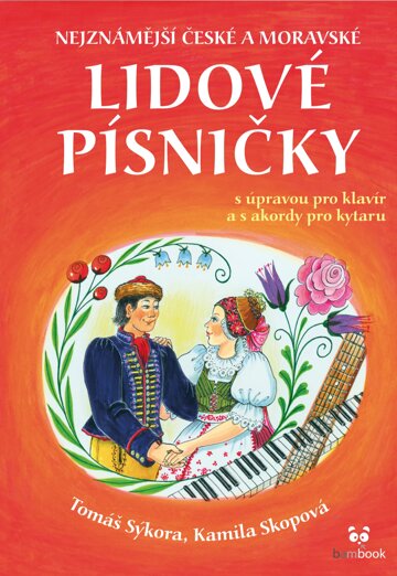 Obálka knihy Nejznámější české a moravské lidové písničky