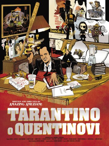 Obálka knihy Tarantino o Quentinovi