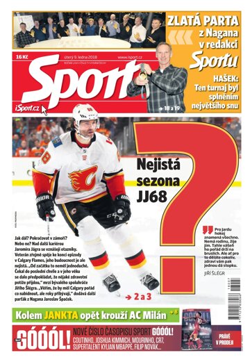 Obálka e-magazínu Sport 9.1.2018