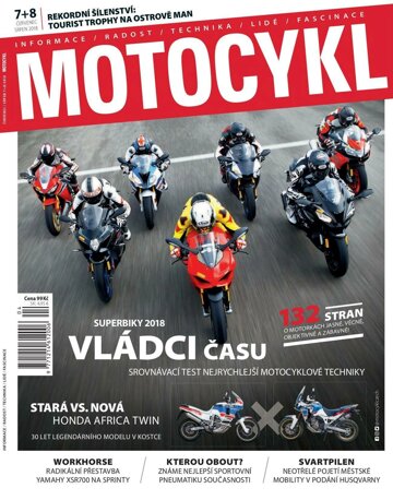 Obálka e-magazínu Motocykl 7+8/2018