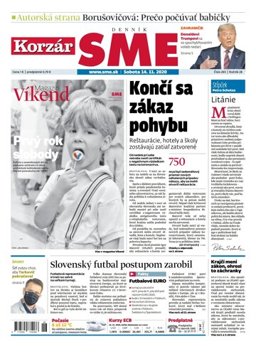 Obálka e-magazínu SME 14/11/2010