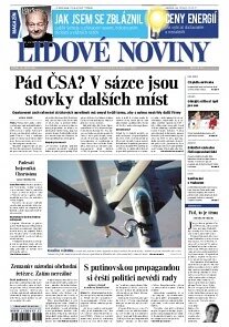 Obálka e-magazínu Lidové noviny 26.9.2014