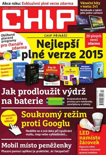 Obálka e-magazínu CHIP 1/2015