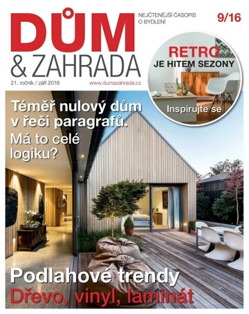 Obálka e-magazínu Dům a zahrada 9/2016