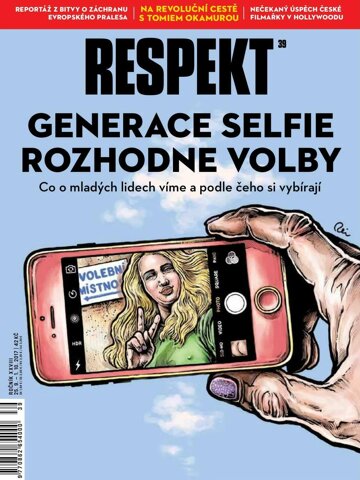 Obálka e-magazínu Respekt 39/2017