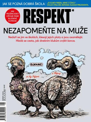 Obálka e-magazínu Respekt 48/2022