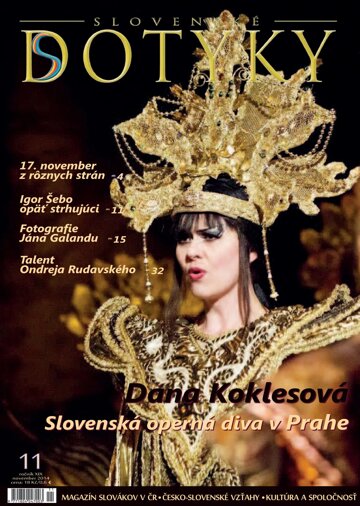 Obálka e-magazínu SLOVENSKÉ DOTYKY 11/2014