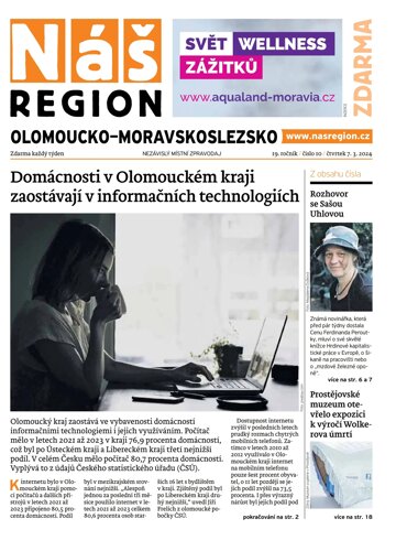 Obálka e-magazínu Náš Region - Olomoucko/Moravskoslezsko 10/2024