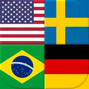 Ikona aplikace Vlajky všech zemí světa - Kvíz